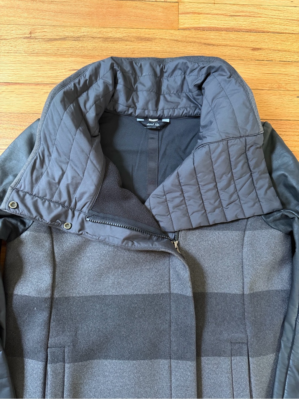lululemon Brisky Biker Jacket - Black/Grey - Picture 4 of 14